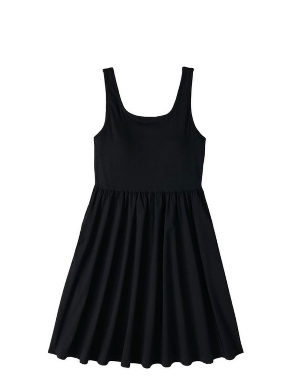 Serra Black Midi Tank Dress